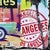 Textile Hello West Hollywood - Original Mixed Media Pop Art Los Angeles Cityscape on Canvas by Marion Duschletta For Sale - Image 7 of 9