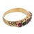 19th Century Victorian Gemstone 18k Yellow Gold Regard Ring, Size 4.25 For Sale - Image 4 of 7