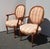 French Pair of Vintage Karges French Style Plaid Side Chairs 2of2 For Sale - Image 3 of 12