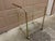 Mid-Century Modern 1960s Faux Bamboo Brass Bar Cart in the Palm Beach Manner For Sale - Image 3 of 11
