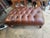 Vintage Chesterfield Syle Tufted Leather Ottoman Footstool For Sale - Image 11 of 16