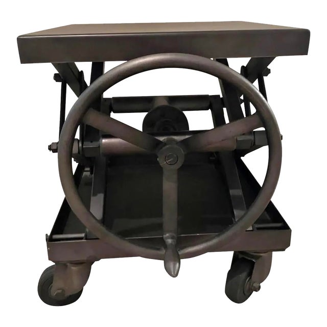 Restoration Hardware Scissor Lift Table Chairish