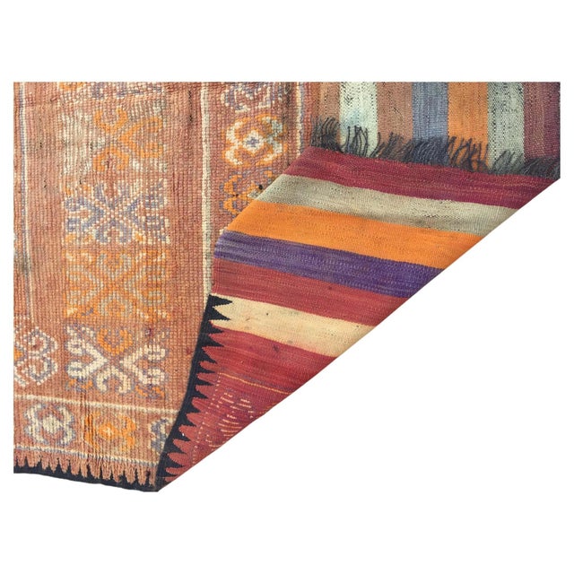Vintage Moroccan Berber Rug, Handwoven Wool & Goat Hair, 1960 For Sale - Image 11 of 15