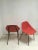 Set of Mid-Century Vintage Red Shell Dining Chairs by Pierre Guariche for Murop For Sale - Image 6 of 7