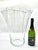 Monumental Scandinavian Clear Glass Floor Vase attributed to Holmegaard, 1970s For Sale - Image 15 of 18