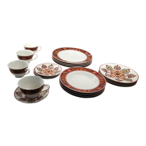 Modern 20 Piece Porcelain Dinnerware Set for 4