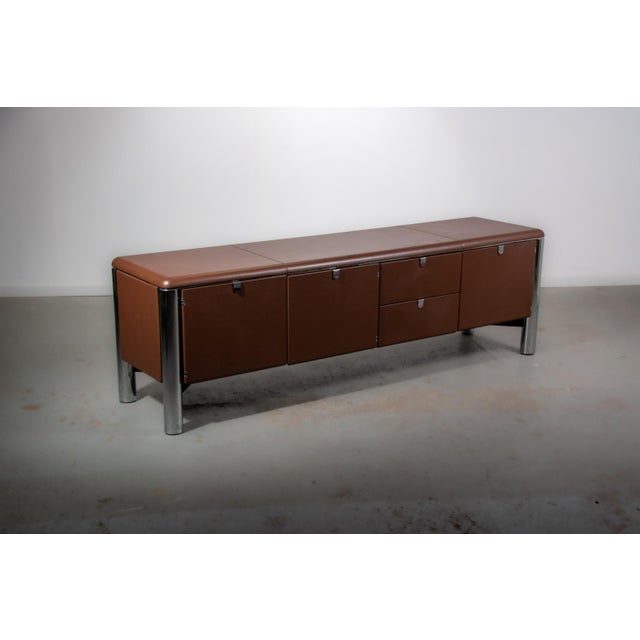 No. 3076 Credenza in Vitello Leather from KnollStudio, 1988 For Sale - Image 17 of 17