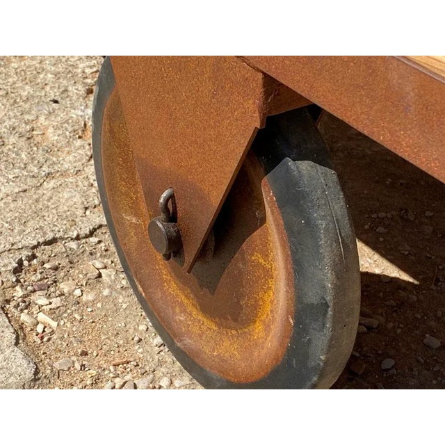 Vintage Industrial Coffee Table, 1950 For Sale - Image 6 of 12