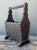 Contemporary Vintage Carved Pine Wood Basket For Sale - Image 3 of 12