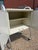 Exceptional pair of original 1950s Medco-Sonlator medical storage cabinets, showcasing the streamlined industrial design...