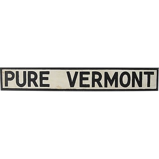 Pure Vermont Sign For Sale