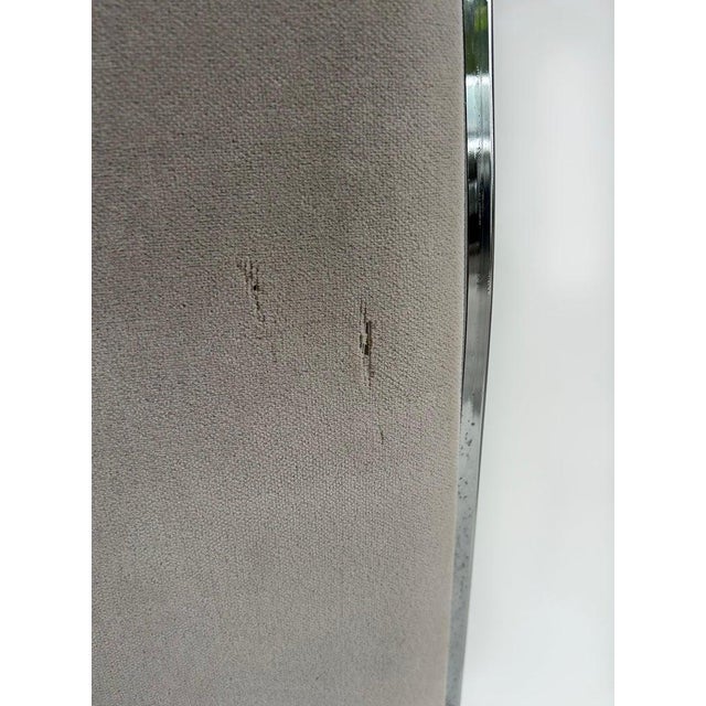 Late 20th Century Attributed to Milo Baughman Howell Burd Chrome Tufted Velvet Chairs, a Pair For Sale - Image 15 of 15