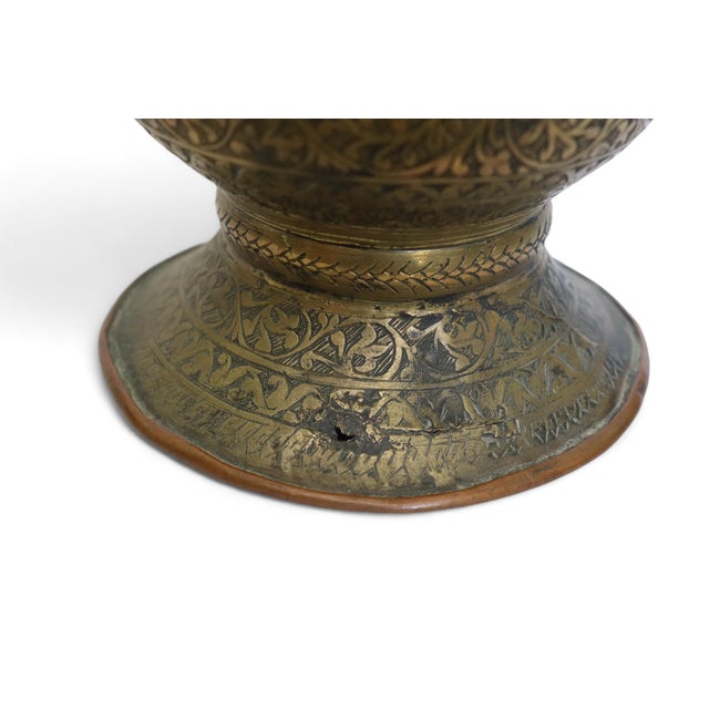 Antique Islamic Teapot in Brass Bukhara, 1900s For Sale - Image 10 of 13