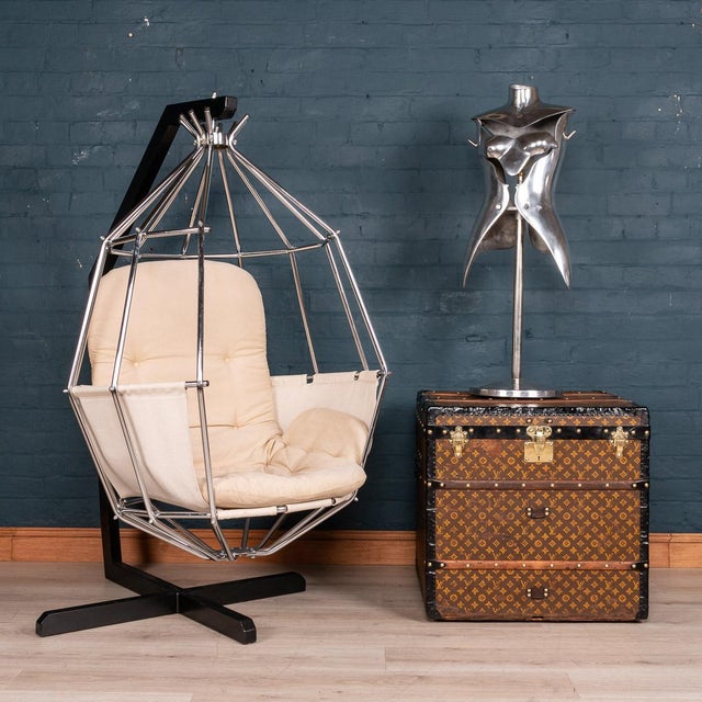 Vintage Parrot Cage Chair from Ib Arberg, 1970s For Sale - Image 6 of 12