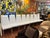 Set of 6 Custom White Leather Parsons Dining Chairs Attributed to Design Institute of America For Sale - Image 18 of 18