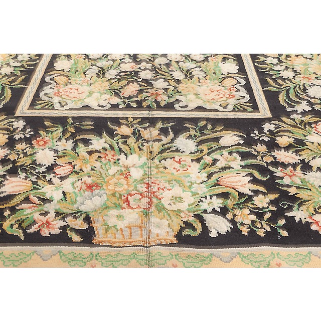 Elegant 1920s French Savonnerie Rug For Sale - Image 4 of 7