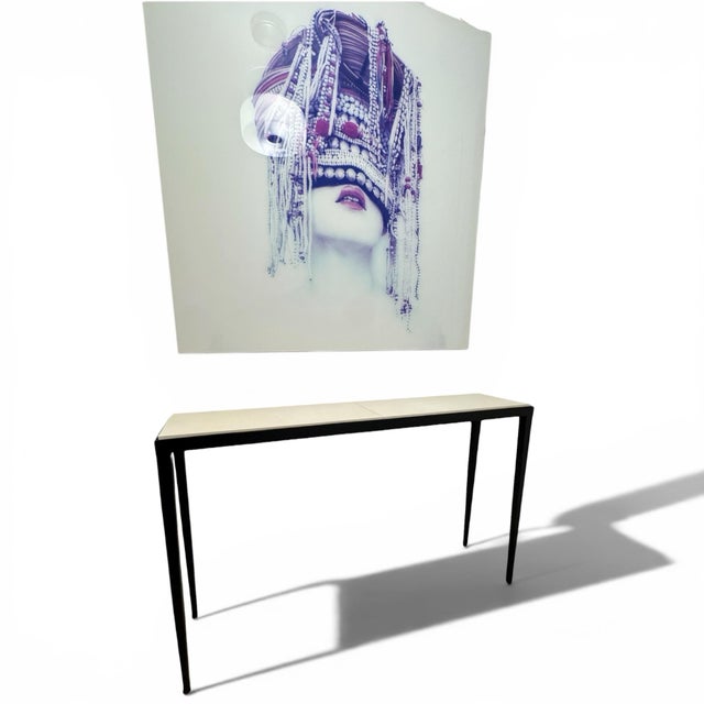 Christian Liaigre Parchamin Console Table For Sale In Chicago - Image 6 of 8