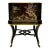 Regency Chinese Export Black Lacquer Jardinière With Mother-of-Pearl Inlay on Stand, Circa 1810 For Sale