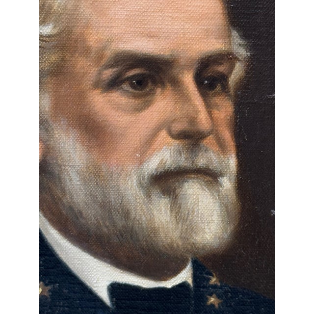 Oil Painting Portrait of General Robert E. Lee Military Commander of the Army of Northern Virginia After John Adams Elder For Sale - Image 4 of 18
