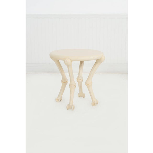 1970s John Dickinson Rare Bone Cigarette Side Table 1977 For Sale - Image 5 of 9