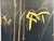 Chinese Export, Jappanned Screen, Crackle Lacquer, Gilt, Brass, China, 1960s For Sale - Image 16 of 18