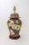 Brown Vintage Temple Jar Handpainted in the Style of a Tromp'Loil , Money on Faux Wood For Sale - Image 8 of 8