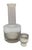 Offered is a vintage "Morven" design (Pattern No. 4025) glass decanter in a smoky grey-brown or peat colorway made by...