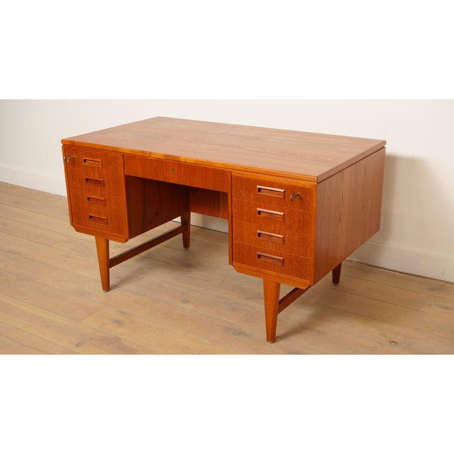 Vintage Desk in Teak, 1960s For Sale - Image 4 of 18