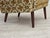 1970s, Danish highback armchair. Brown/beige furniture fabric, teak wood legs, springs in the seat. Original very good...