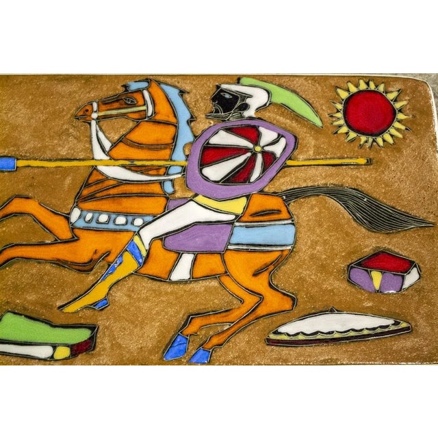 Mid-Century Modern Ceramic Bassiorita by Bruno Ugo for Hugo R.S.M. Republic of S. Marino, 1960s For Sale - Image 3 of 7