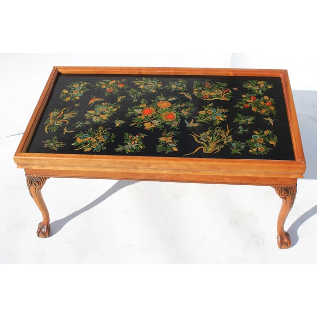 20th Century English Custom Coffee Table For Sale In San Diego - Image 6 of 8