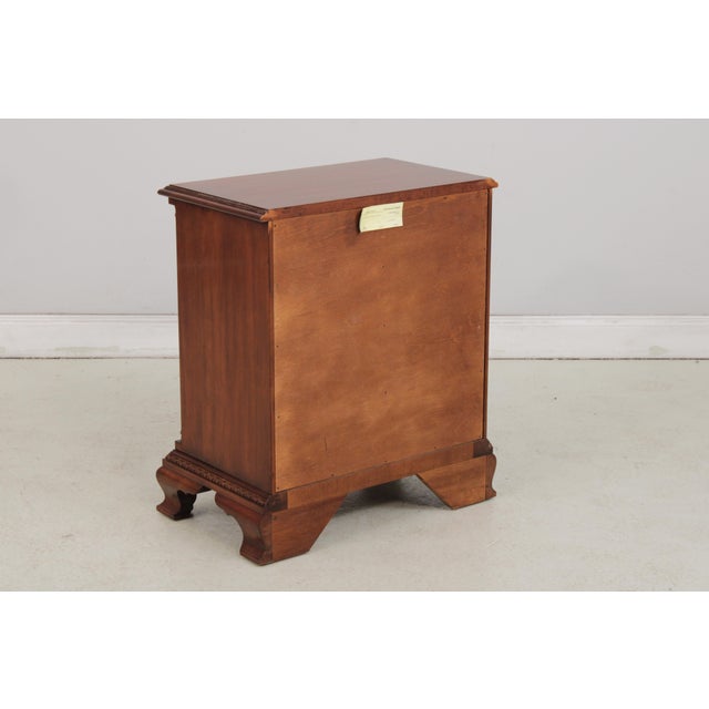 Henkel Harris Model 116a Cherry 4 Drawer Chest For Sale - Image 12 of 14