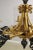 Neoclassical 8 Arm Iron Black & Gold Chandelier For Sale - Image 9 of 12