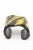 Modern Vintage Signed Frank Vigneri Chartreuse and BLack Plexiglass Sculptural Cuff Bracelet, 1984 For Sale - Image 3 of 10
