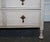 Victorian Hand-Painted Ivory Chest of Drawers with Brass Handles For Sale - Image 6 of 14