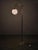 Art Deco Italian Brass Floor Lamp with Glass Globe, 1930s For Sale - Image 12 of 13