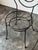 Metal Spiral Iron Chairs in the Style of Luigi Serafini for Sawaya & Moroni, 1980s, Set of 6 For Sale - Image 7 of 18