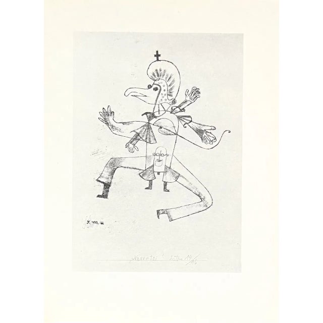 1947 Paul Klee Engraving 31 Buffoonery 1922 Reproduction For Sale