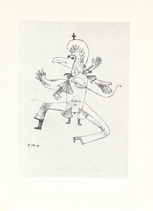 1947 Paul Klee Engraving 31 Buffoonery 1922 Reproduction