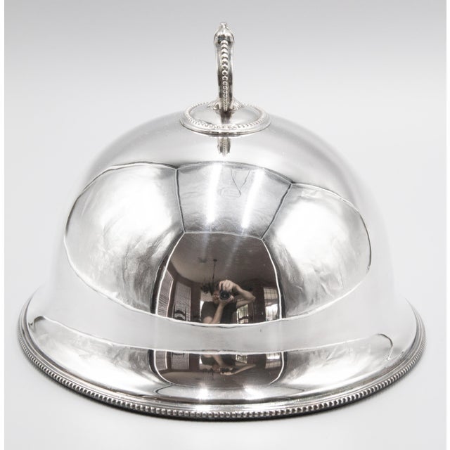 Antique English Silver Plate Meat Dome Chairish