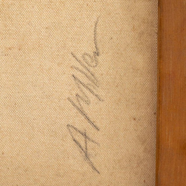 Andy Miller Abstract Composition Oil on Canvas For Sale - Image 4 of 5