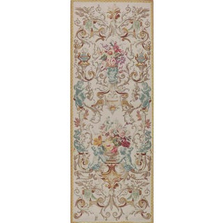 1990s Cherubs & Floral Bouquets Vertical Tapestry For Sale
