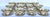 Antique Tressemanes & Vogt Limoges "La Cloche" Cream Soup Bowls & Saucers - Set of 12 For Sale - Image 12 of 18
