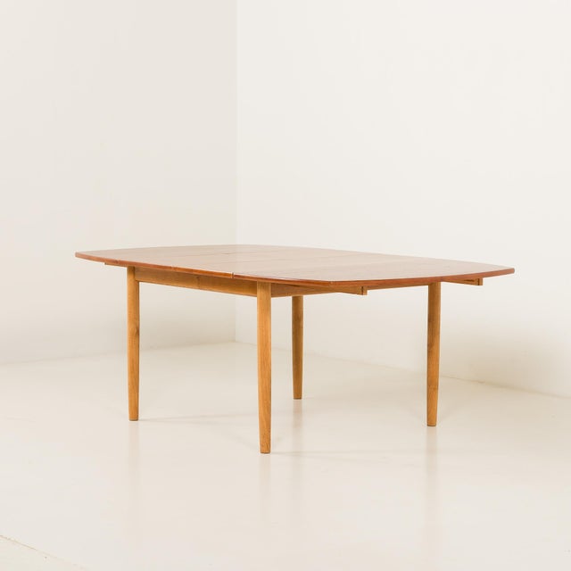 Mid-Century Modern Teak Table with Hidden Leaves by William Watting for Fristho, 1950s For Sale - Image 18 of 18
