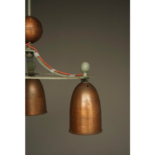 Bossche School Ceiling Chandelier Light, 1950s For Sale - Image 4 of 14