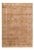 Mogul Collection Hand-Knotted Area Rug - Yellow 4' 3" x 6' 1" For Sale