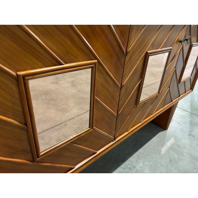Mid-Century Italian Wooden Sideboard in the style of Paolo Buffa, Milan, 1940s For Sale - Image 10 of 11