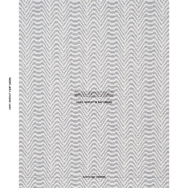 A textural weave of space-dyed yarns gives Stepped Chevron fabric its subtle tonal variations and wonderful depth. A...