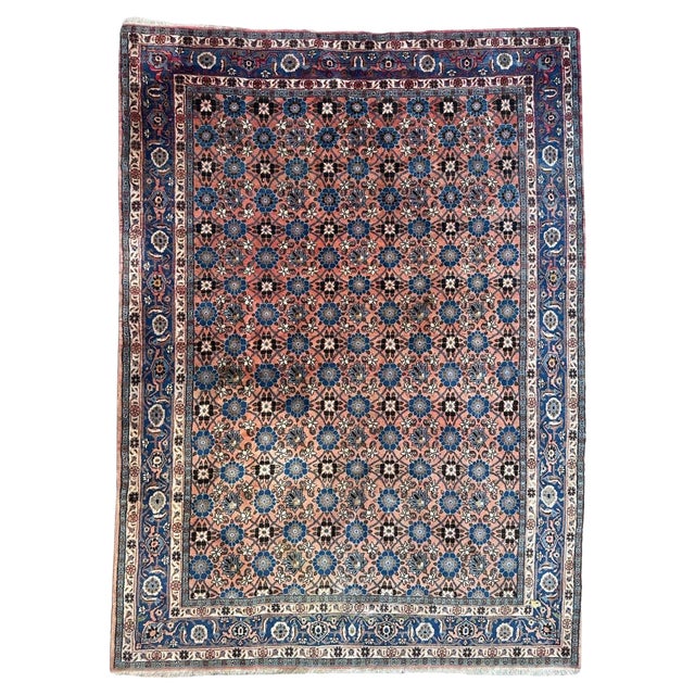 Large Vintage Fine Varamin Rug, 1970s For Sale