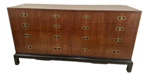 1950s 9 Drawer Dresser by Michael Taylor for Henredon